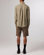 Load image into Gallery viewer, No Nationality Levon Tencel Garment Dyed Shirt - Oil Green
